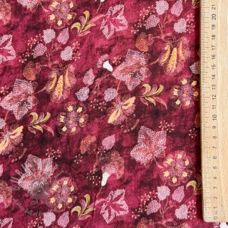 Viskoza RAYON POPLIN Dark barrock design C