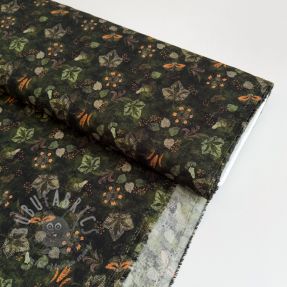 Viskoza RAYON POPLIN Dark barrock design B