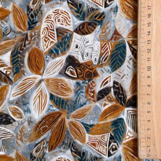 Viskoza RAYON POPLIN Floral design E