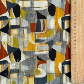 Viskoza RAYON POPLIN Leona design D