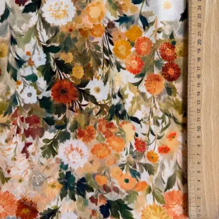 Viskoza RAYON POPLIN Wild flowers design A