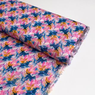 Viskoza RAYON POPLIN Faded spots design A