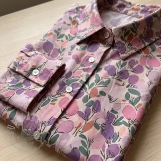Viskoza RAYON POPLIN Simplistic flowers design B