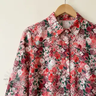 Viskoza RAYON POPLIN Wild flowers design D