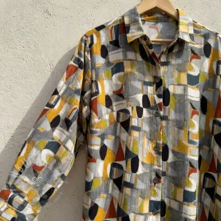 Viskoza RAYON POPLIN Leona design D