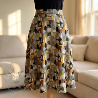 Viskoza RAYON POPLIN Leona design D
