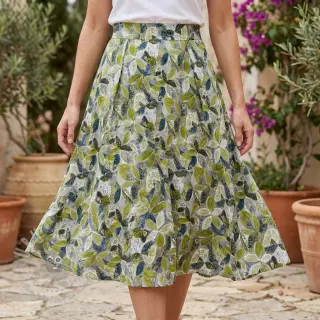 Viskoza RAYON POPLIN Floral design D