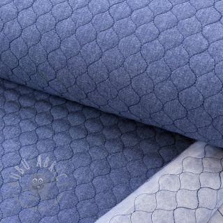 Prešita tkanina JEANS dark blue