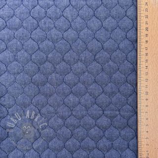 Prešita tkanina JEANS dark blue