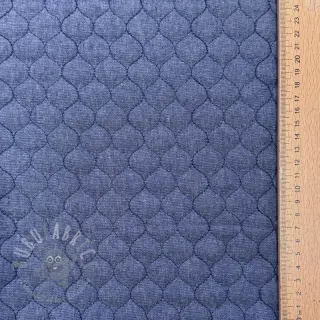 Prešita tkanina JEANS dark blue