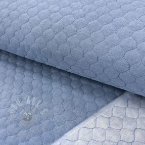 Prešita tkanina JEANS blue