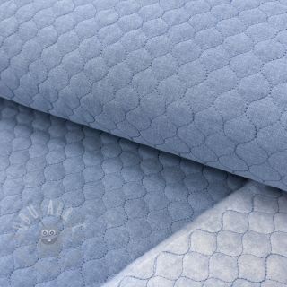 Prešita tkanina JEANS blue