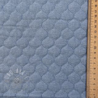 Prešita tkanina JEANS blue