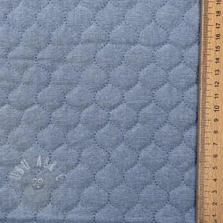 Prešita tkanina JEANS blue