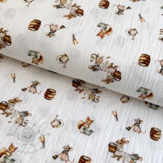 Dvoslojna gaza/muslin Little things design A