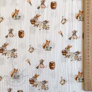 Dvoslojna gaza/muslin Little things design A