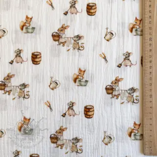 Dvoslojna gaza/muslin Little things design A