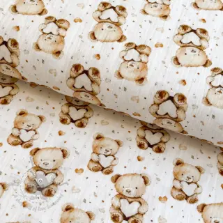 Dvoslojna gaza/muslin Little things design B