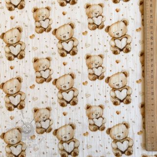 Dvoslojna gaza/muslin Little things design B