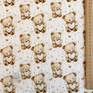 Dvoslojna gaza/muslin Little things design B