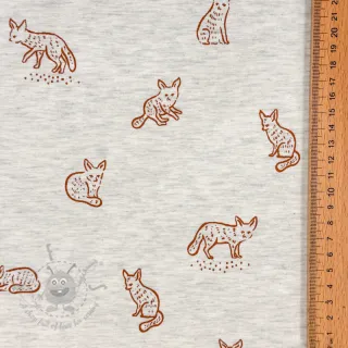Úplet Hidden foxie ecru melange