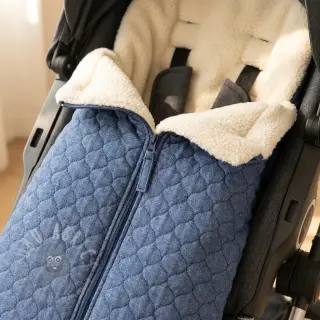 Prešita tkanina JEANS dark blue