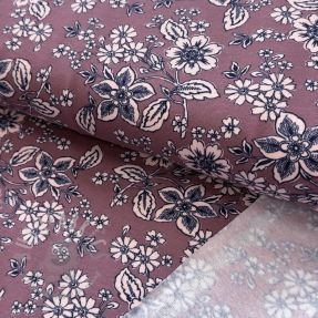 Kosmatena prevešanka SOFT Flowers old blush