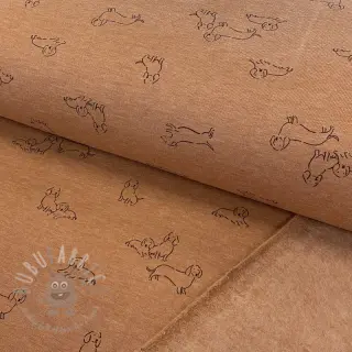 Kosmatena prevešanka Dogs camel melange