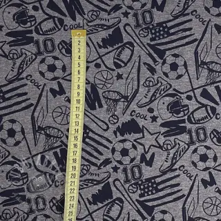 Kosmatena prevešanka Sports grey melange