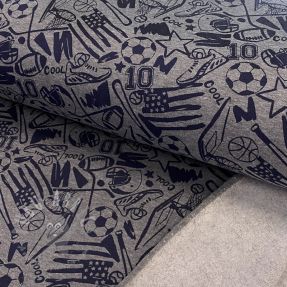 Kosmatena prevešanka Sports grey melange