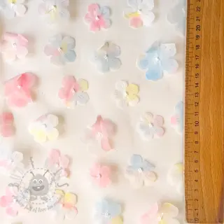Til RETRO Flowers light blue