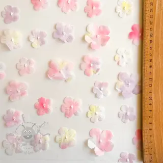 Til RETRO Flowers light pink