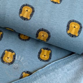 Kosmatena prevešanka Lions smoke blue melange