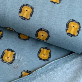 Kosmatena prevešanka Lions smoke blue melange