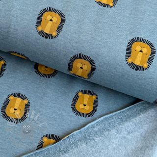 Kosmatena prevešanka Lions smoke blue melange