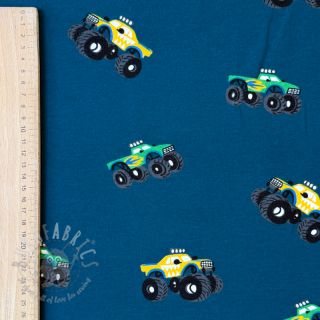 Kosmatena prevešanka SOFT Monstertruck indigo