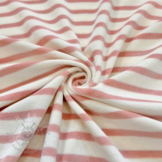 Dojenčki pliš YARN DYED Stripe rose