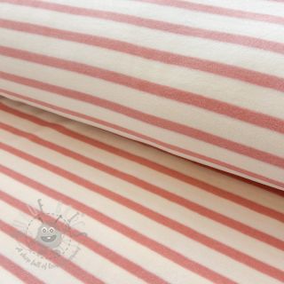 Dojenčki pliš YARN DYED Stripe rose
