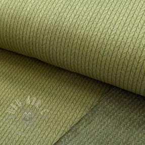 Pletenina RECYCLED Cable khaki