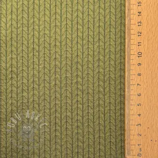 Pletenina RECYCLED Cable khaki
