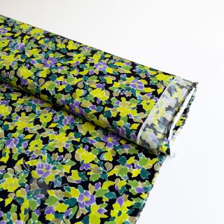 Viskoza RADIANCE Flowers green