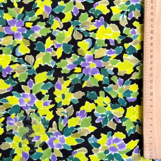 Viskoza RADIANCE Flowers green
