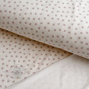 Dojenčki pliš Small flowers light salmon