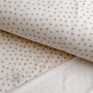 Dojenčki pliš Small flowers light salmon