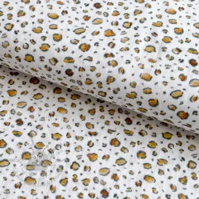 Dvoslojna gaza/muslin Skin white digital print