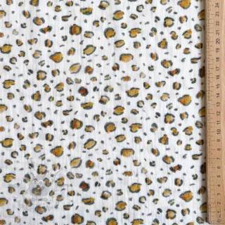 Dvoslojna gaza/muslin Skin white digital print