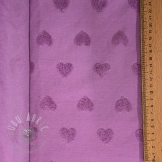 Frotir Hearts lilac