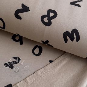 Kosmatena prevešanka JOGGING Numbers taupe