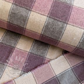 Blago za ženski kostim YARN DYED BRUSHED Check blush