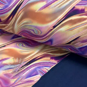 Softshell Liquid metal pink digital print